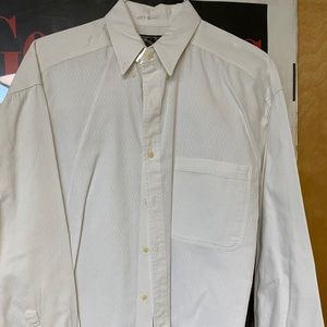 Men’s white button down